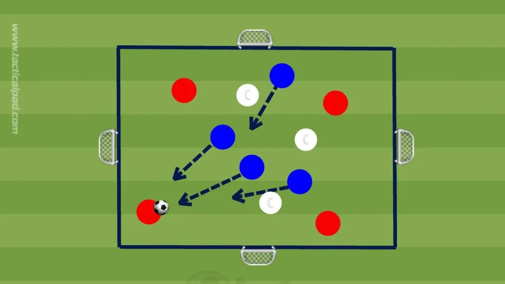football pressing tactics