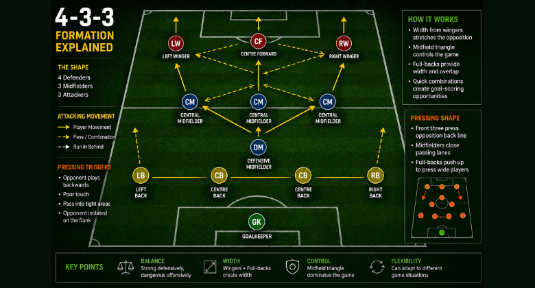 4-3-3 Formation Explained